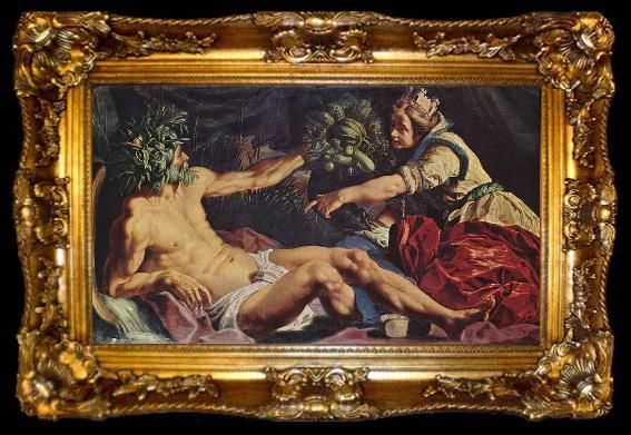framed  Abraham Janssens Scaldis und Antwerpia, ta009-2